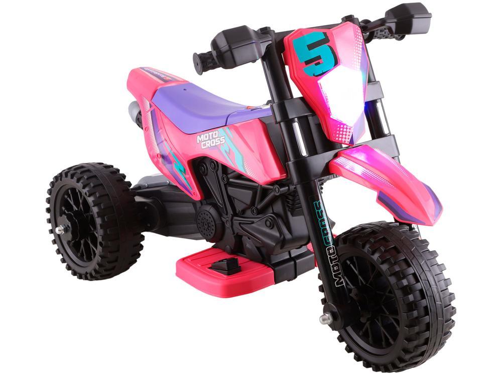 Moto Elétrica Infantil 6V Moto Cross  - 1
