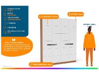 Guarda-roupa Casal 4 Gavetas 4 Portas Politorno Lisboa - 2