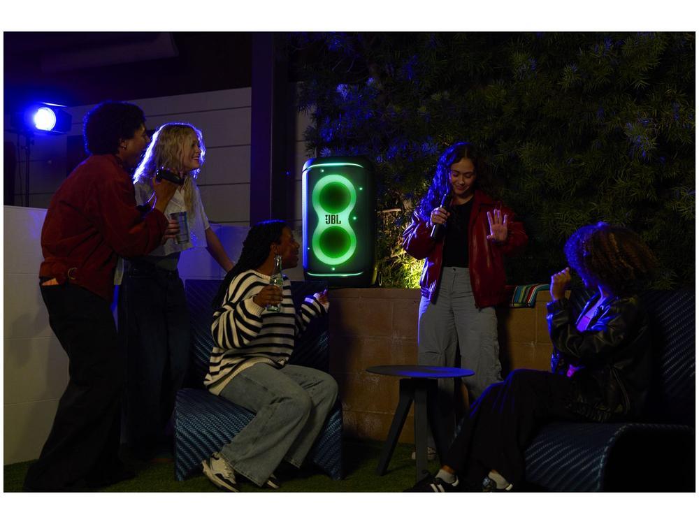 Caixa de Som JBL PartyBox 520 JBLPARTYBOX520BR Bluetooth Amplificada Portátil IPX4 400W RMS - 7