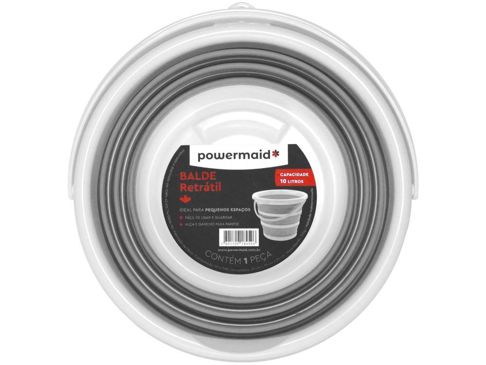 Balde Retrátil 10L Powermaid 126032809165 - 2