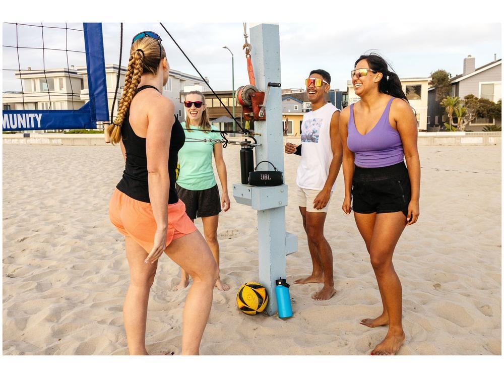 Caixa de Som JBL Charge 6 JBLCHARGE6BLKBR Bluetooth Amplificada Portátil IP68 30W RMS - 6