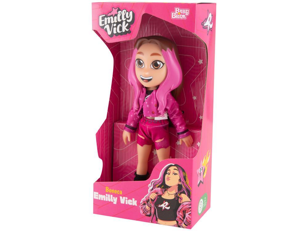 Boneca Emilly Vick Dos Rosa Baby Brink - 5