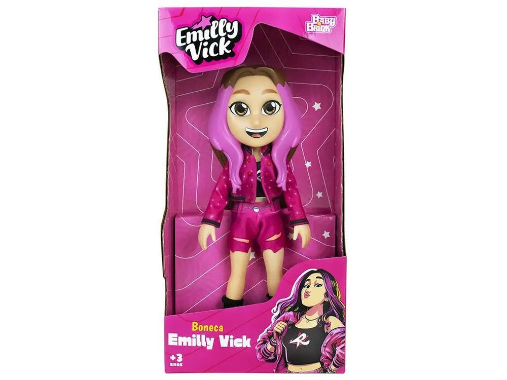Boneca Emilly Vick Dos Rosa Baby Brink - 6