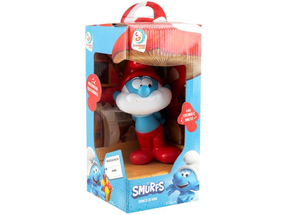 Boneco Os Smurfs Papai Smurf 14cm Cardoso Toys - 5