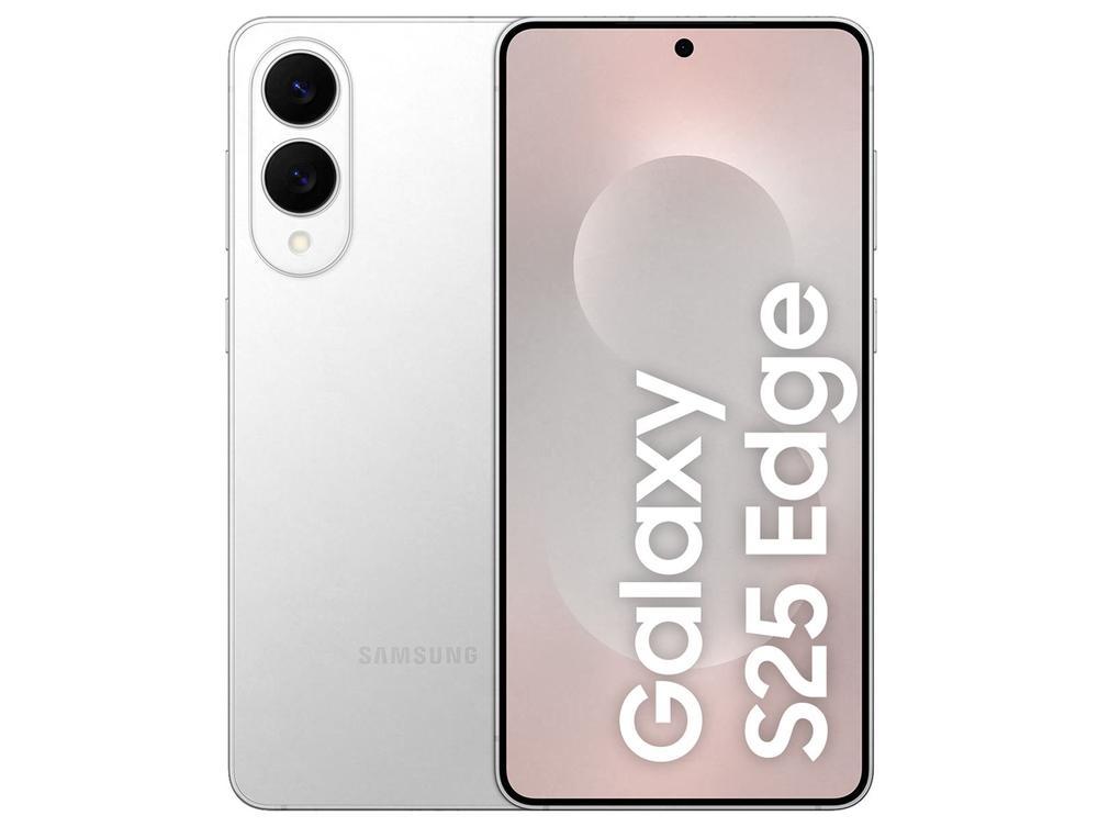 Smartphone Samsung Galaxy S25 Edge 512GB Titânio Prata 5G 12GB RAM 6,7" Câm. Dupla + Selfie 12MP - 1