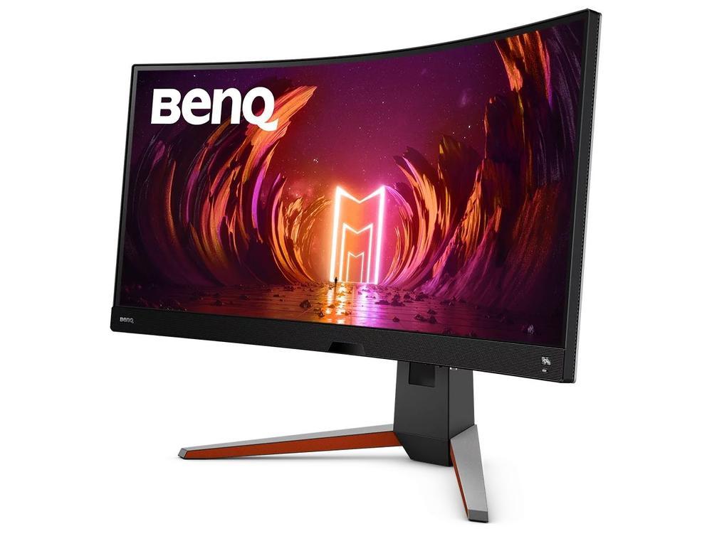 Monitor Gamer Curvo BenQ Mobiuz 34" EX3410R 2K WQHD 144hz com Alto-Falante - 3