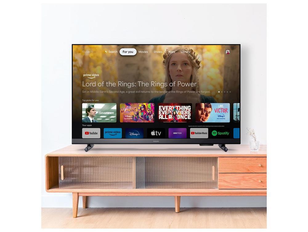 Smart TV 43" Philips Full HD DLED 43PFG6918/78 60Hz Google TV Quad Core Google Assistente 3 HDM - 4