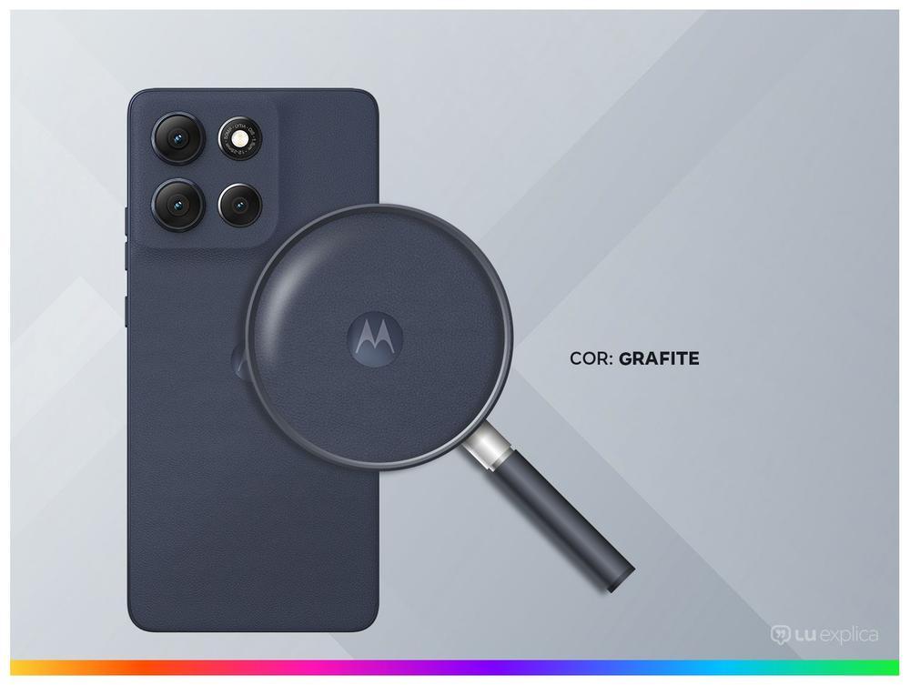 Smartphone Motorola G86 256GB Grafite 5G 16GB de RAM 6,7" Câm. Dupla + Selfie 32MP - 3