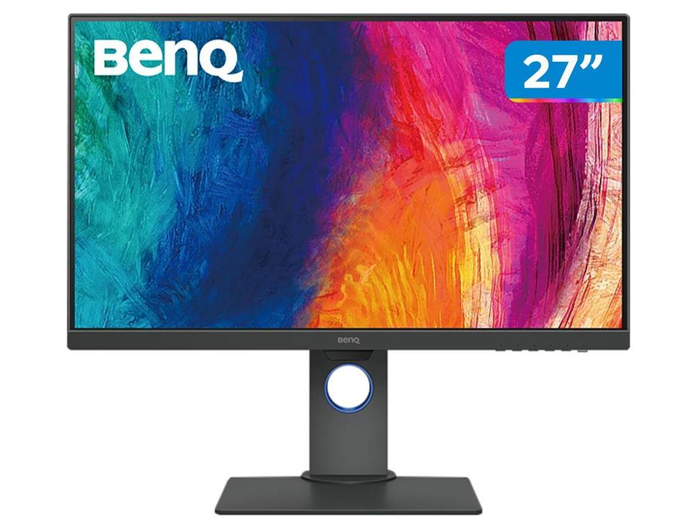 Monitor BenQ 27" PD2705Q 2K Quad HD IPS , 100% sRGB 100% Rec.709 com USB-C Thunderbolt - 1