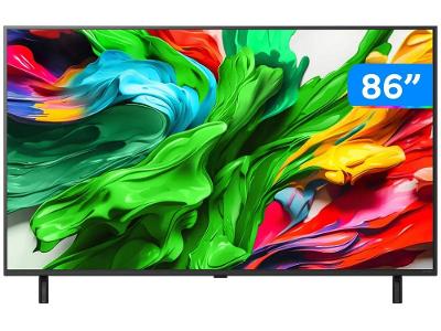 Smart TV 86" LG 4K QNED MiniLED 86QNED85ASG webOS 25 α8 AI Processor 4K Gen2 Alexa 4 HDMI 2 US