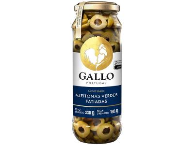Azeitona Verde Fatiada em Conserva Gallo 96002772 160g