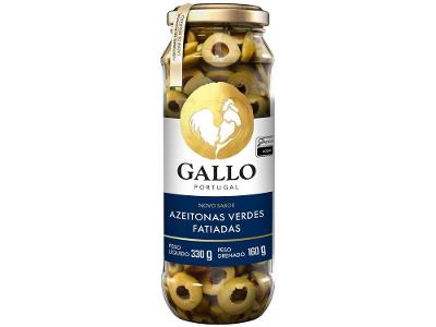 Azeitona Verde Fatiada em Conserva Gallo 96002772 160g