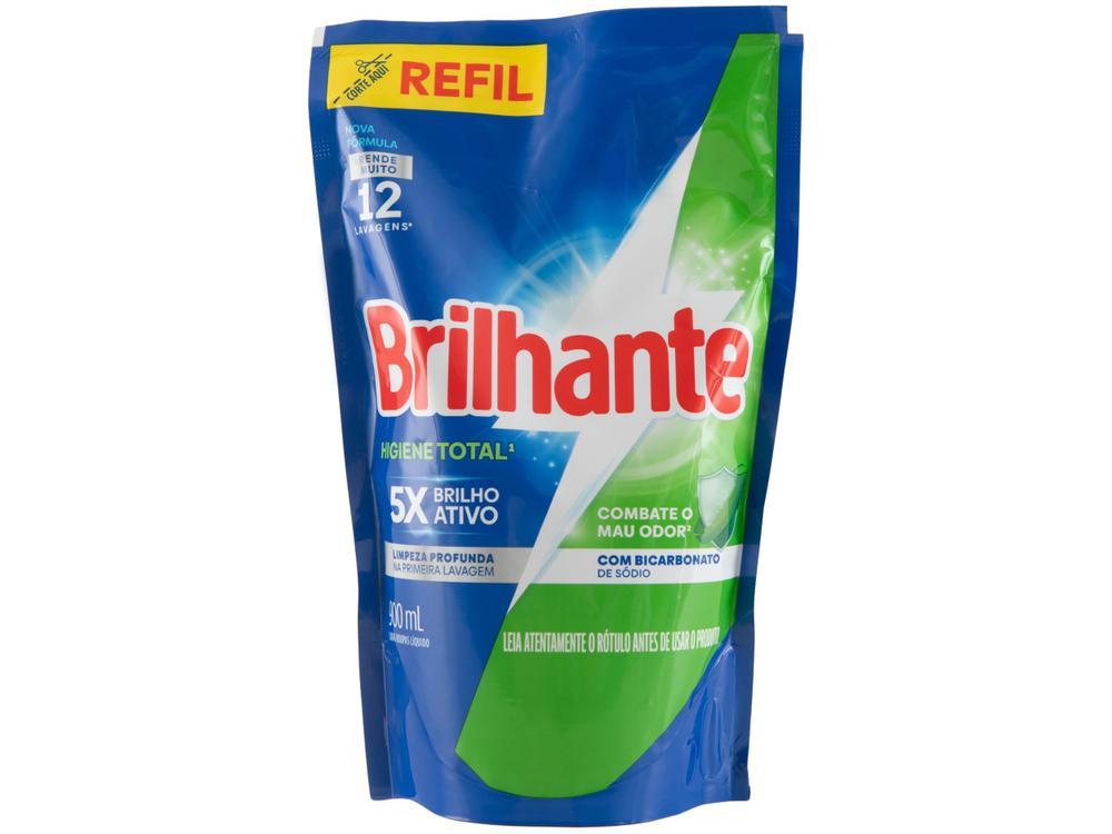 Sabão Líquido Brilhante Higiene Total 900ml Refil - 1