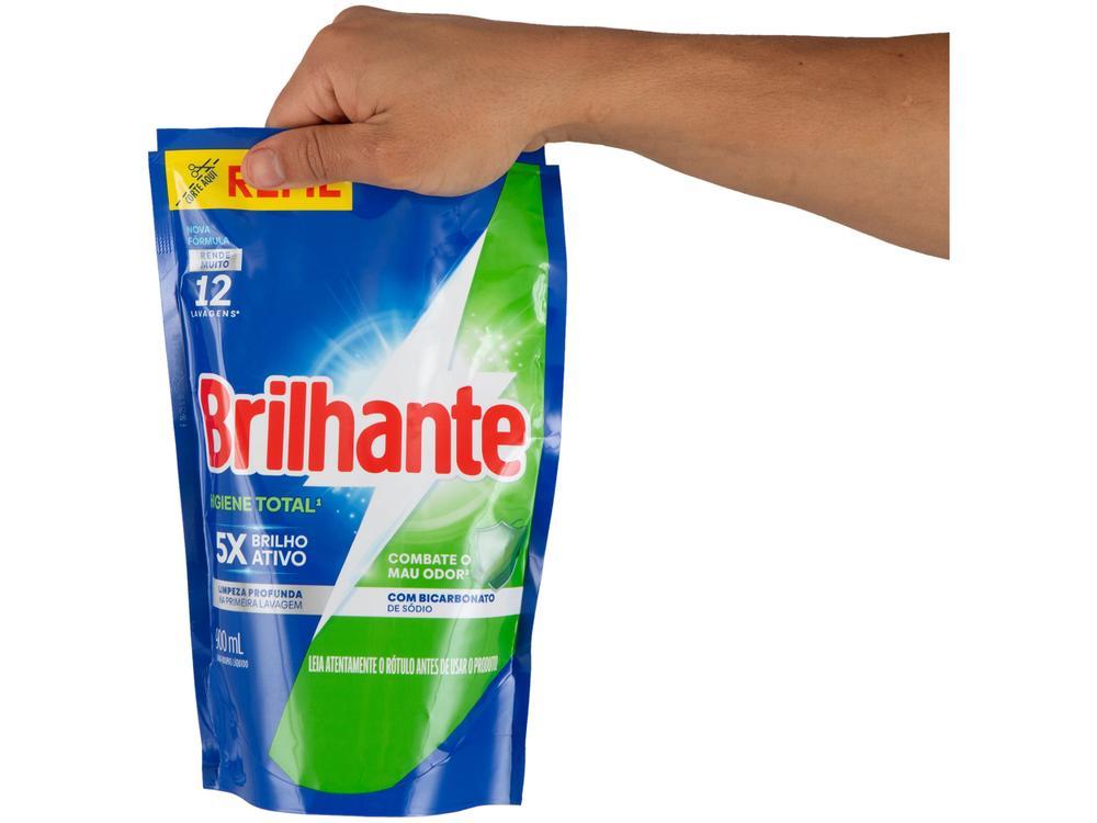 Sabão Líquido Brilhante Higiene Total 900ml Refil - 6