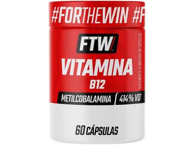 Vitamina B12 200UI FTW PA00075556 sem Sabor 60 Cápsulas