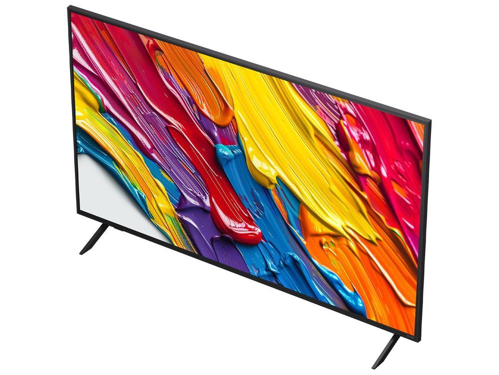 Smart TV 55" LG 4K QNED 55QNED82ASG webOS 25 α7 AI Processor Alexa 3 HDMI - 9