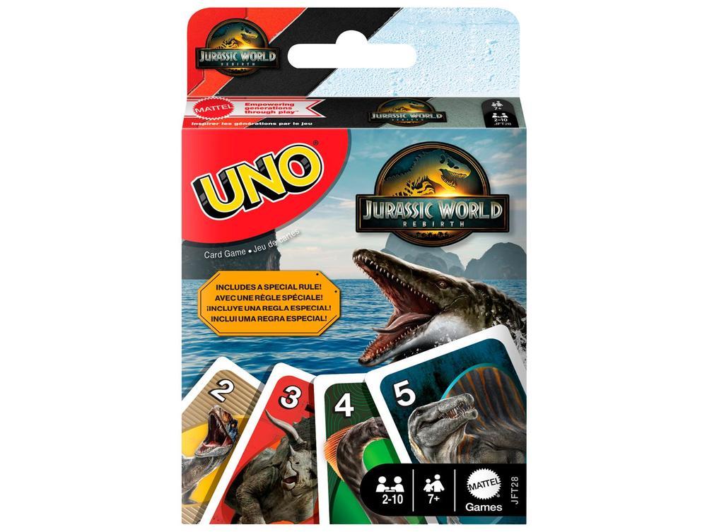 Jogo UNO Jurassic World: Rebirth Mattel 112 Cartas - 1