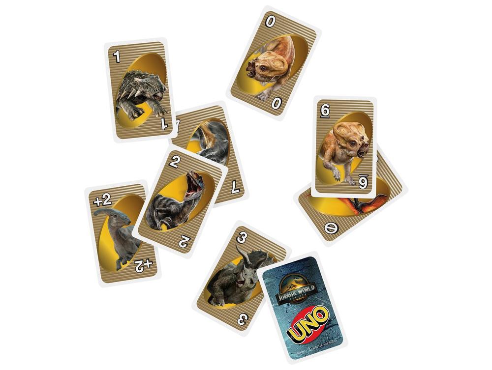 Jogo UNO Jurassic World: Rebirth Mattel 112 Cartas - 2