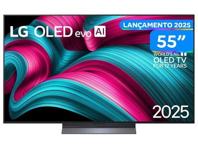 Smart TV 55" 4K OLED OLED55C5PSA 60Hz webOS 25 α8 AI Processor 4K Gen2 Alexa 4 HDMI 2 USB
