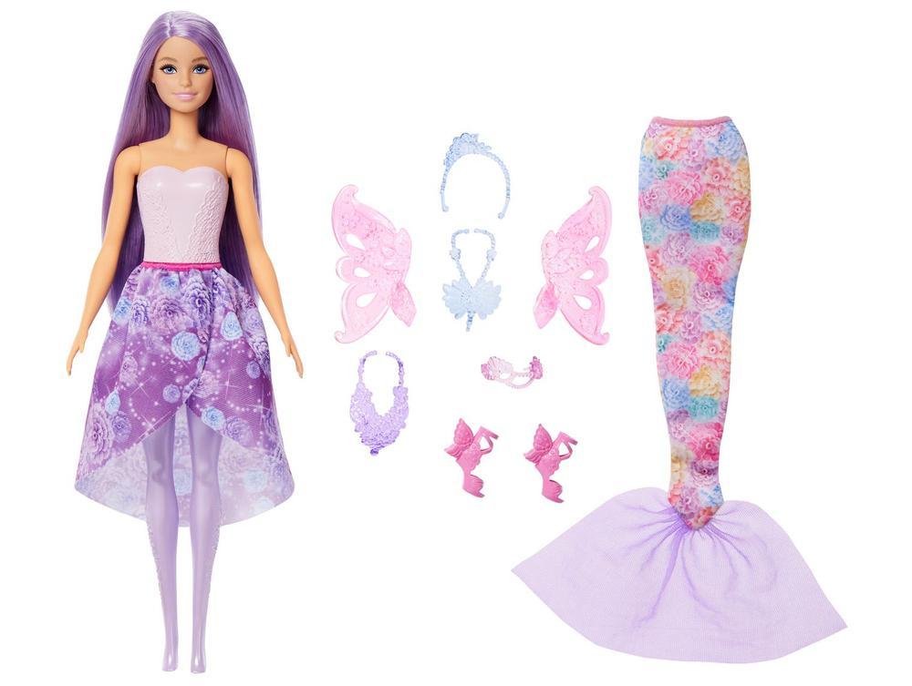 Boneca Barbie Fada e Sereia com Acessórios - 3