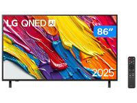 Smart TV 86" LG 4K Ultra HD QNED 86QNED82ASG webOS 25 α7 AI Processor 4K Gen8 Alexa 3 HDMI - 1