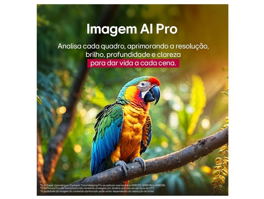 Smart TV 65" LG 4K Ultra HD QNED 65QNED82ASG webOS 25 α7 AI Processor Alexa 3 HDMI - 7