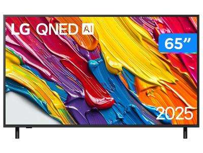 Smart TV 65" LG 4K Ultra HD QNED 65QNED82ASG webOS 25 α7 AI Processor Alexa 3 HDMI