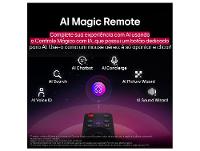 Smart TV 65" LG 4K Ultra HD QNED 65QNED82ASG webOS 25 α7 AI Processor Alexa 3 HDMI