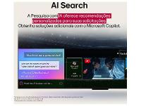 Smart TV 65" LG 4K Ultra HD QNED 65QNED82ASG webOS 25 α7 AI Processor Alexa 3 HDMI - 5