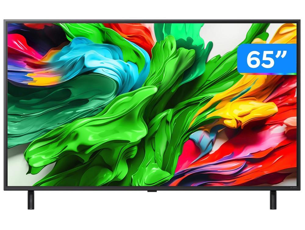 Smart TV 65" LG 4K Ultra HD QNED MiniLED 65QNED85ASG webOS 25 α8 AI Processor 4K Gen2 Alexa 4 HDMI 2 USB - 1