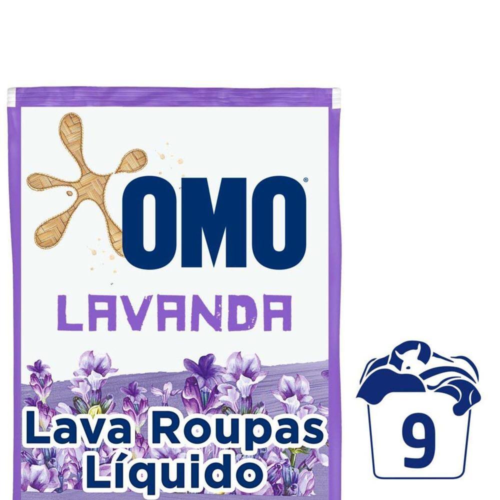 Sabão Líquido OMO 62696678 Refil Explosão de Lavanda 900ml - 2
