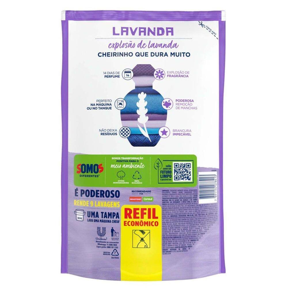 Sabão Líquido OMO 62696678 Refil Explosão de Lavanda 900ml - 6