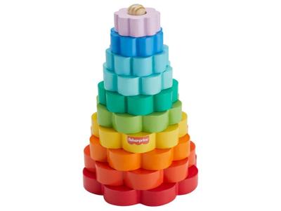 Fisher-Price para Bebês Anéis Empilháveis de Madeira