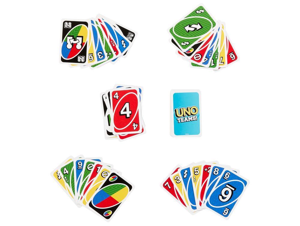 Jogo UNO Teams! Mattel 112 Cartas - 3