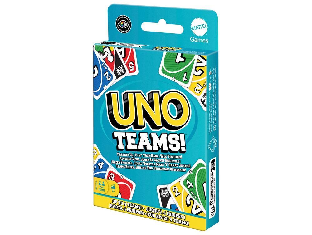 Jogo UNO Teams! Mattel 112 Cartas - 5