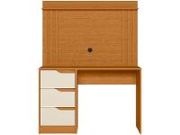 Escrivaninha 3 Gavetas Móveis Albatroz Mimo Doble - 7