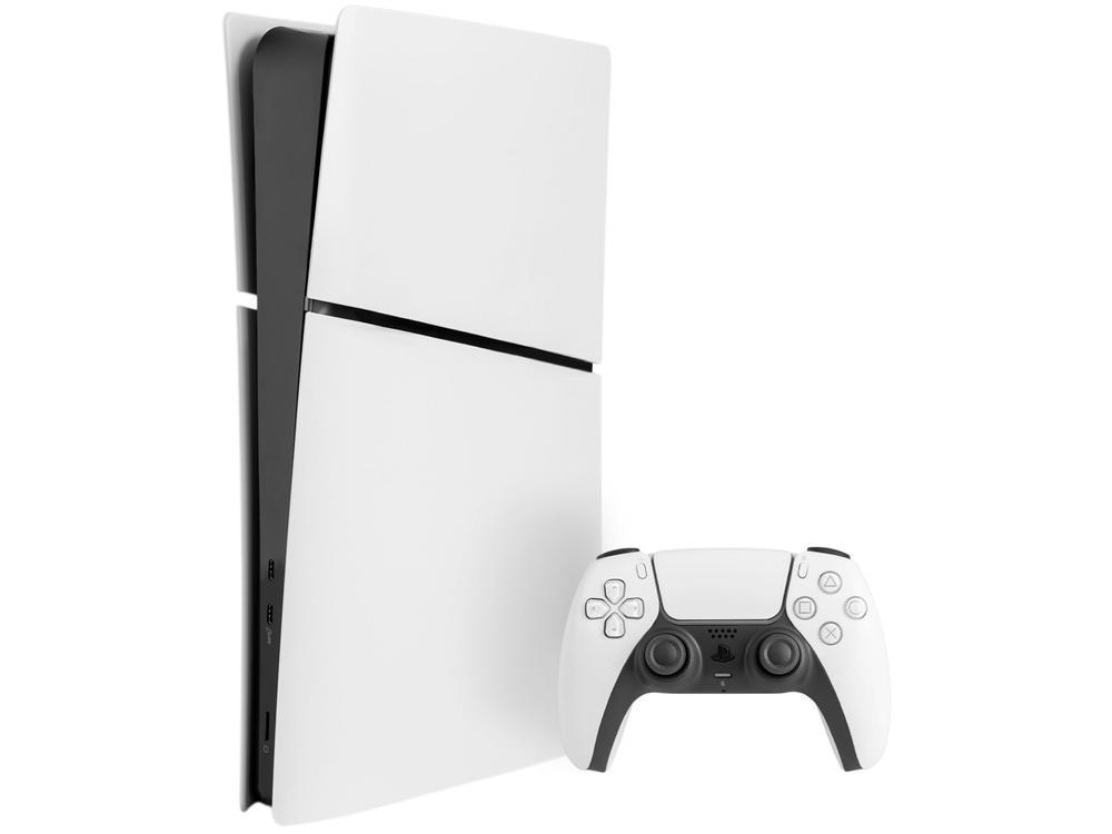 PlayStation 5 Slim Edição Digital 1TB 1 Controle Branco Sony com 2 Jogos - 2