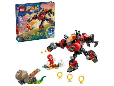 LEGO Knuckles vs. Robô Egg Crusher do Dr. Eggman