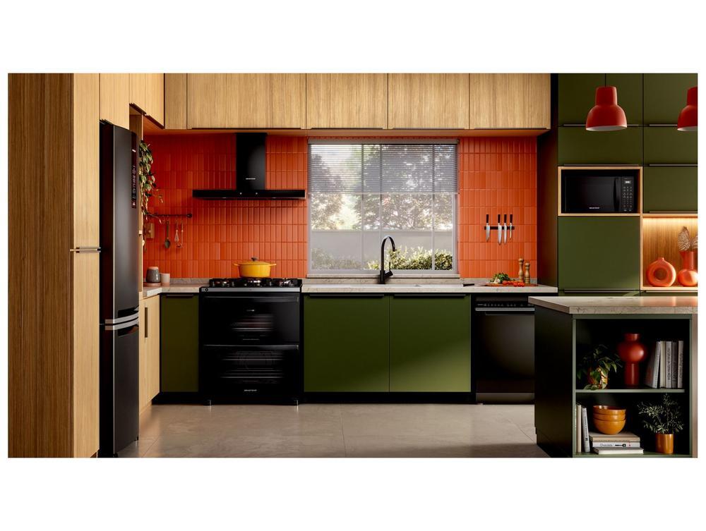 Fogão 5 Bocas Brastemp Preto Duplo Forno BFD5LAE - 2