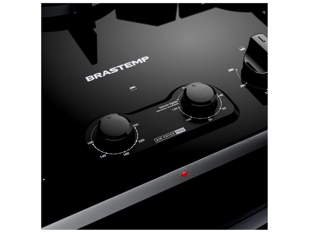 Fogão 5 Bocas Brastemp Preto Duplo Forno BFD5LAE - 4