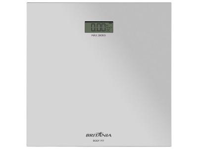 Balança Digital Britânia de Vidro até 180kg Body Fit BBL05TQ