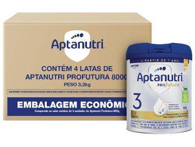 Fórmula Infantil Aptanutri Profutura 3 Promopack com 4 unidades de 800g