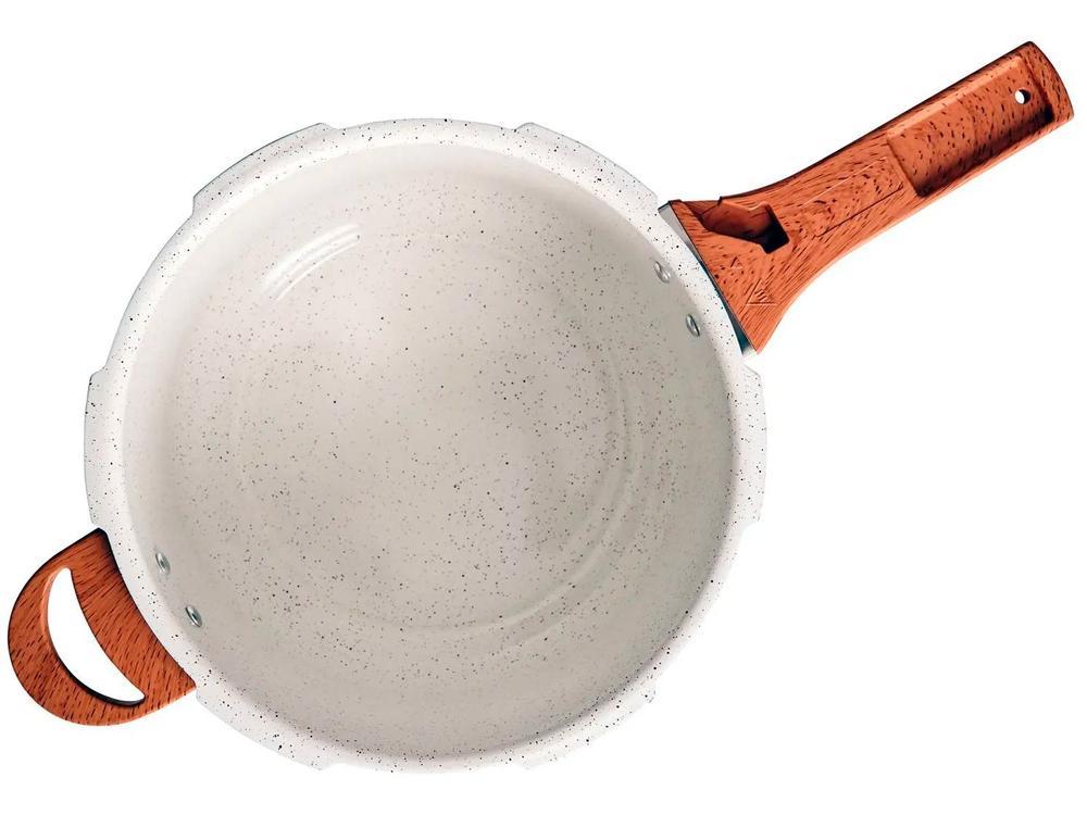 Panela de Pressão Brinox 4,2L Fechamento Externo Pistache Ceramic Life Pressure - 5