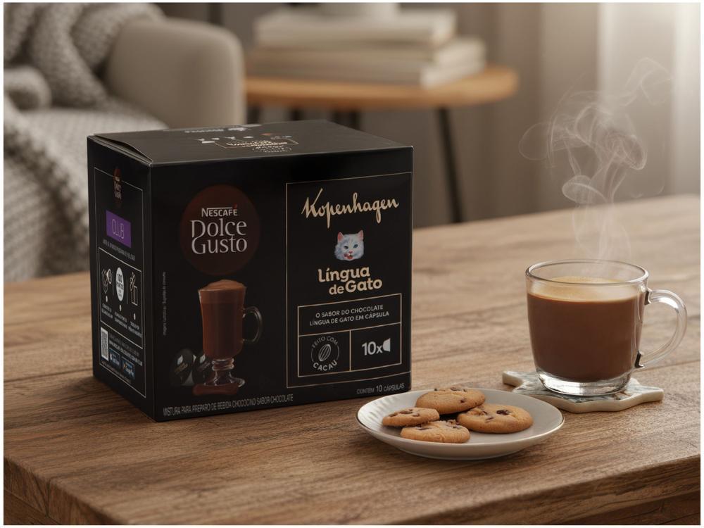 Cápsula Nescafe Dolce Gusto & Kopenhagen Café Lingua de Gato 10 Unidades - 3