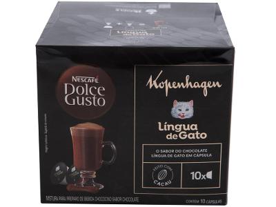 Cápsula Nescafe Dolce Gusto & Kopenhagen Café Lingua de Gato 10 Unidades