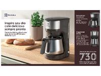 Cafeteira Elétrica Electrolux Efficient ECM22 Jarra Inox 30 Xícaras Preta 4911AOBR505 - 2
