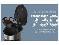 Cafeteira Elétrica Electrolux Efficient ECM22 Jarra Inox 30 Xícaras Preta 4911AOBR505 - 3