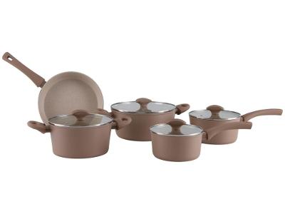 Jogo de Panelas Brinox Mocha Mousse 5 Peças