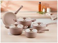 Jogo de Panelas Brinox Mocha Mousse 5 Peças Optima Ceramic Life - 5