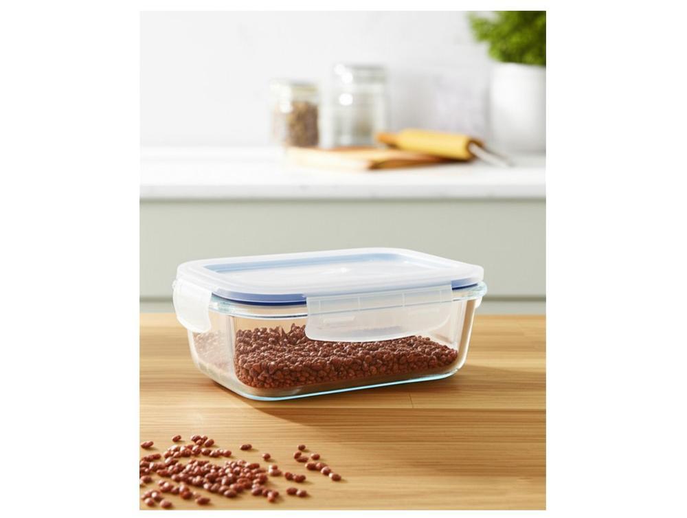 Jogo de Potes de Vidro Brinox com Tampa Retangular Lock & Stock 6 Peças - 2